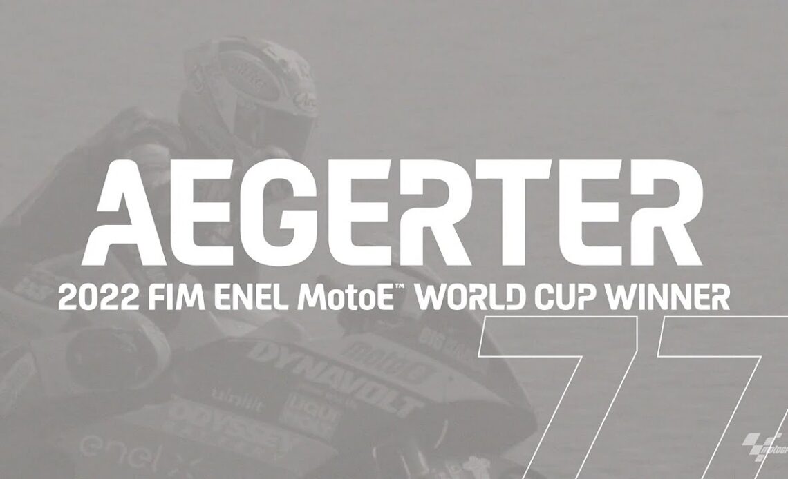 Domi Aegerter is the 2022 FIM Enel MotoE™ World Cup Winner!