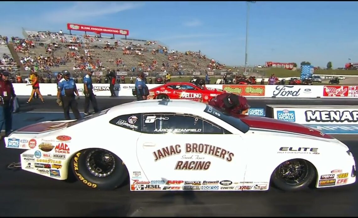 Erica Enders, Aaron Stanfield, Pro Stock, Qualifying Rnd3, Menards Nationals Presented By PetArmor,