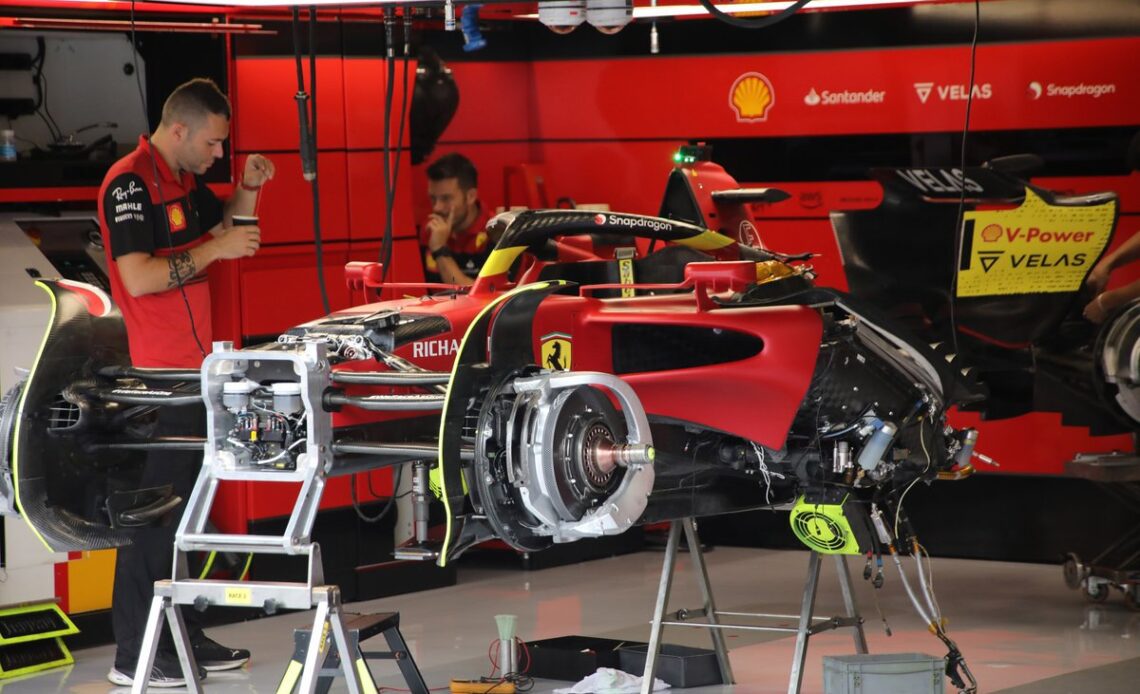 Ferrari F1-75 technical detail