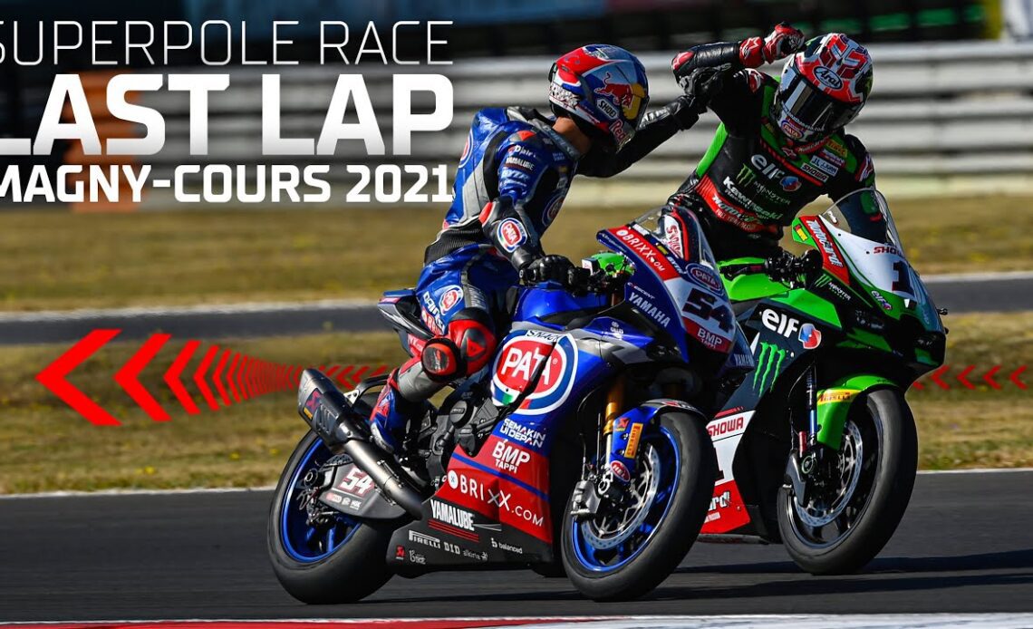 FULL LAST LAP: Razgatlioglu vs Rea in Superpole Race at Magny-Cours in 2021 | #FRAWorldSBK