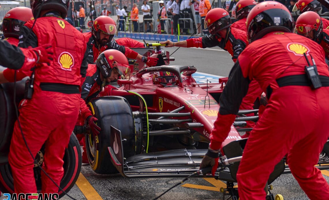 Ferrari criticise unsafe release penalty, Sainz 'thought I saved a life' · RaceFans