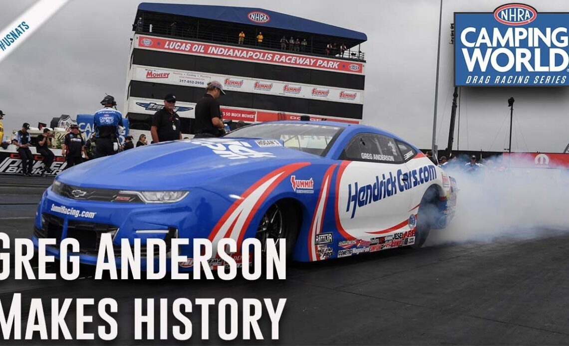 Greg Anderson makes history in Indy with 100th career victory