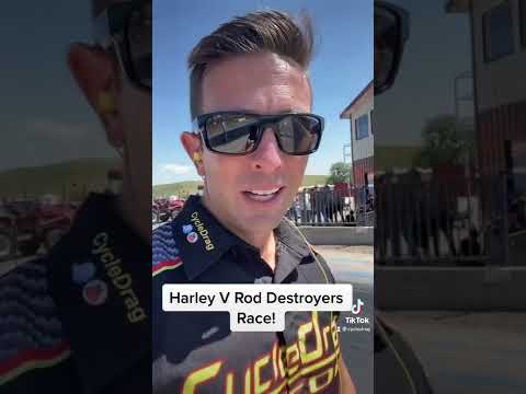 Harley V Rod Destroyers Race!