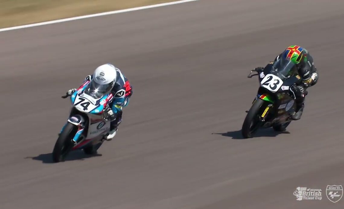 Highlights Race 1 | Round 7 Thruxton | 2022 Honda British Talent Cup