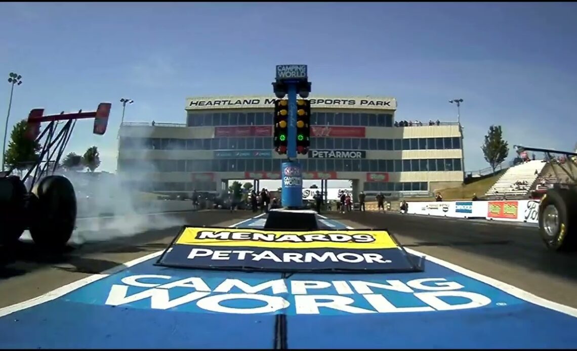 James Stevens, Aaron Cooper, Top Alcohol Dragster, Qualifying Rnd 2, Menards Nationals Presented