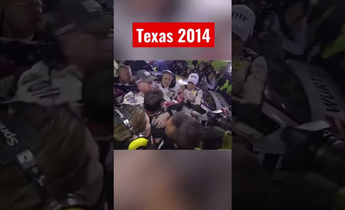 Jeff Gordon vs. Brad Keselowski, Texas 2014 #shorts
