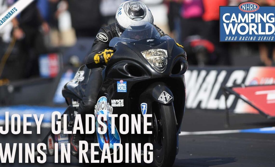Joey Gladstone wins in Reading