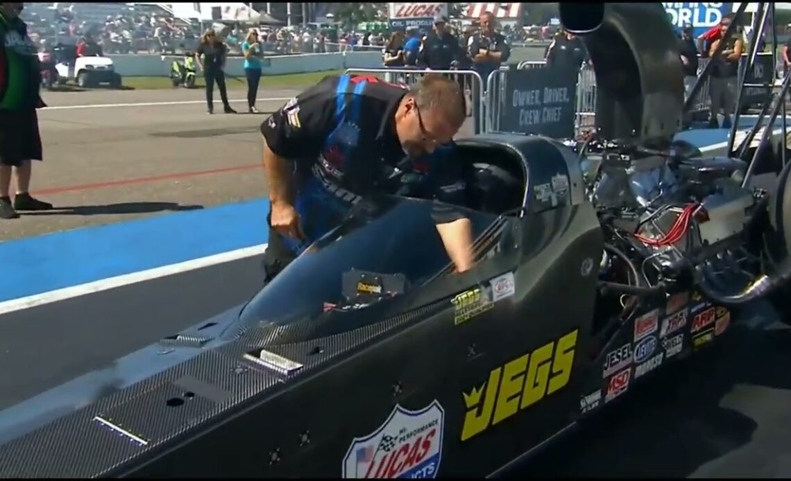 Joey Severance, Robin Samsel, Top Alcohol Dragster, Rnd2 Eliminations, Lucas Oil Nationals,