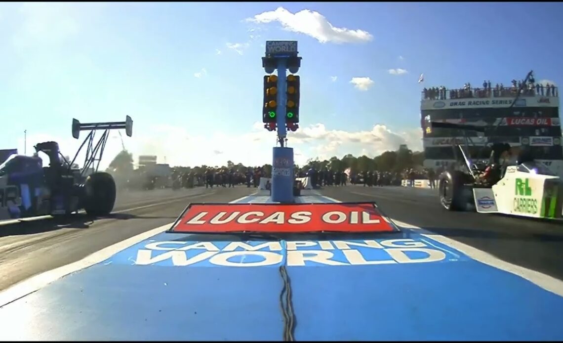 Josh Hart, Leah Pruett, Top Fuel Dragster, RND4 Qualifying, Lucas Oil Nationals, Brainerd