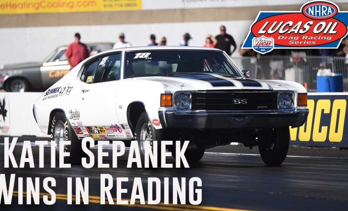 Katie Sepanek wins Stock at Pep Boys NHRA Nationals