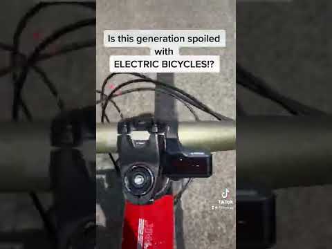 Kids Spoiled With Electric Bicycles?