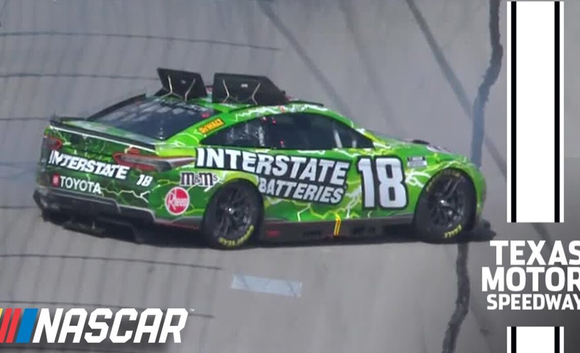 Kyle Busch's day done at Texas after Stage 1 wreck