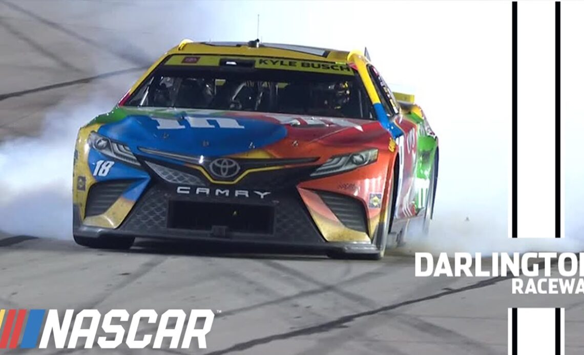 Kyle Busch's motor blows up under caution at Darlington