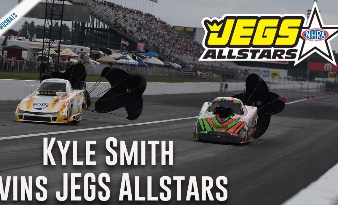 Kyle Smith wins the JEGS Allstars in Top Alcohol Funny Car