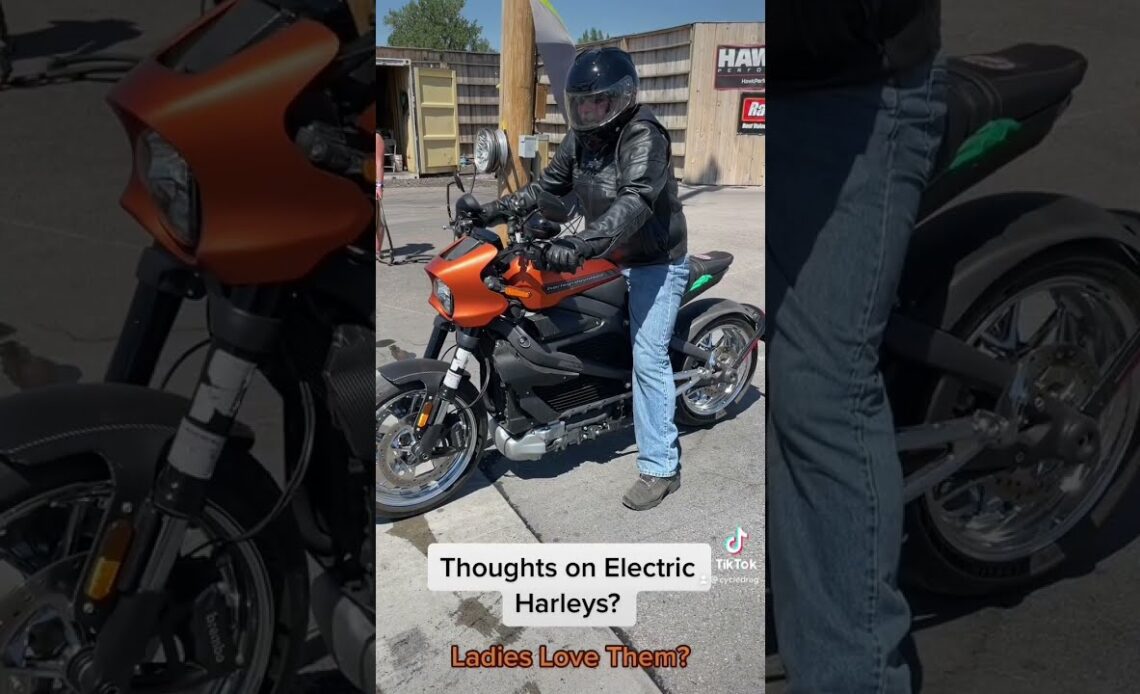 Ladies Love Electric Harleys?