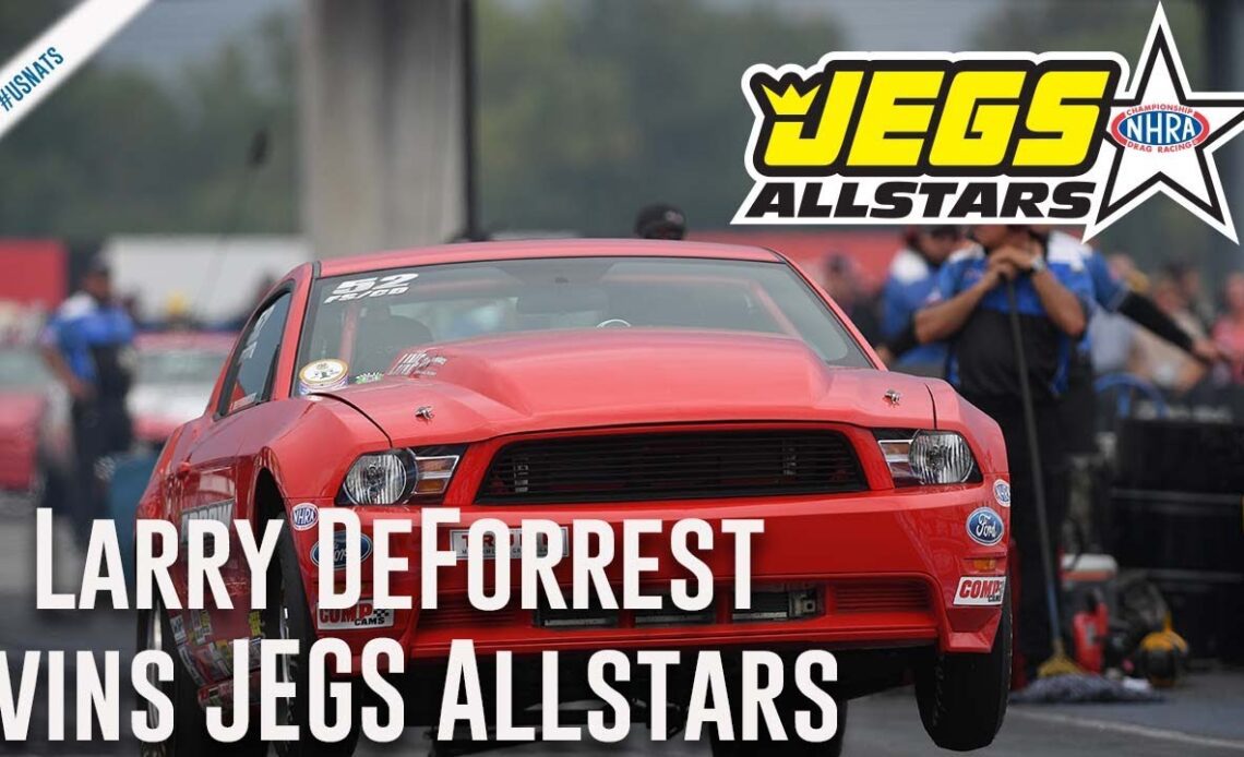 Larry DeForrest wins the JEGS Allstars in Top Alcohol Funny Car