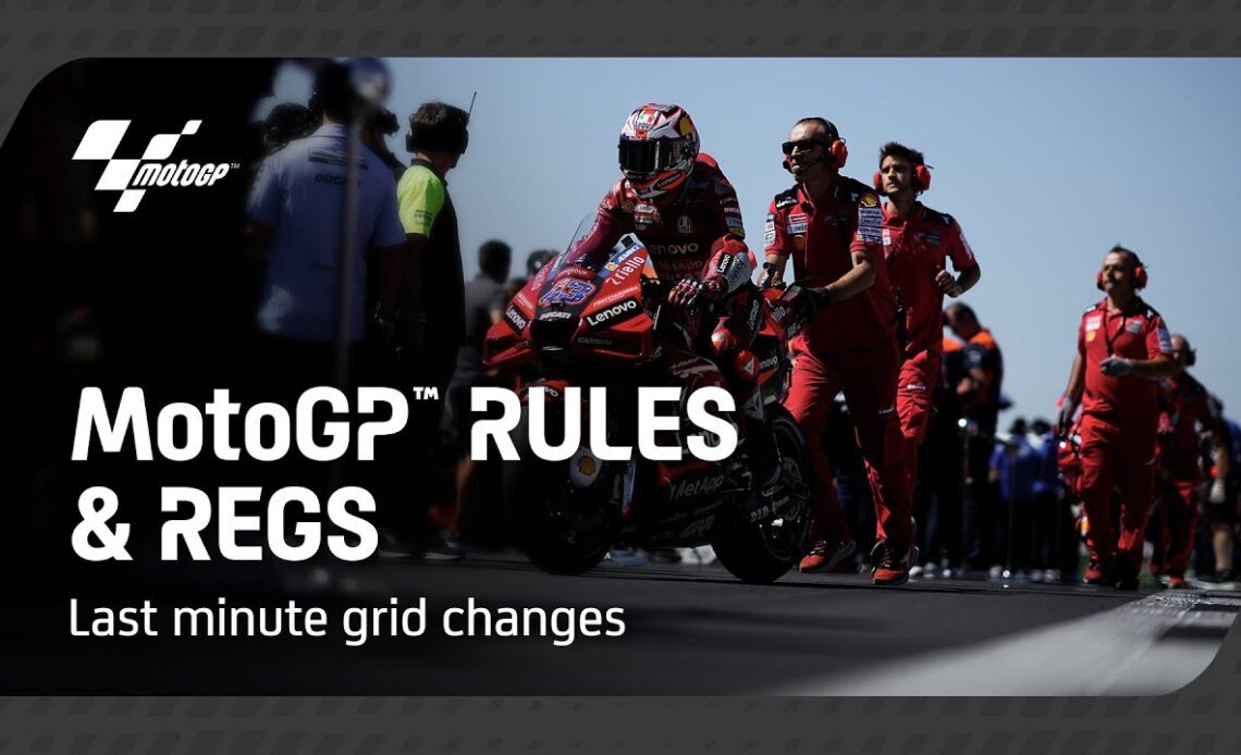 Last minute grid changes 🔀 | MotoGP™ Rules and Regs