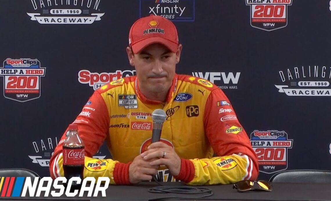 Logano on spring contact with Byron: 'You don't want to mess with me'