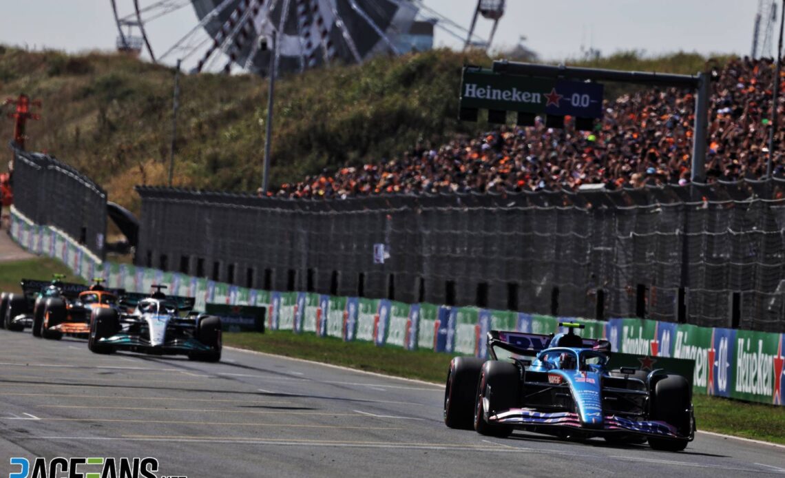 Esteban Ocon, Alpine, Circuit Zandvoort, 2022