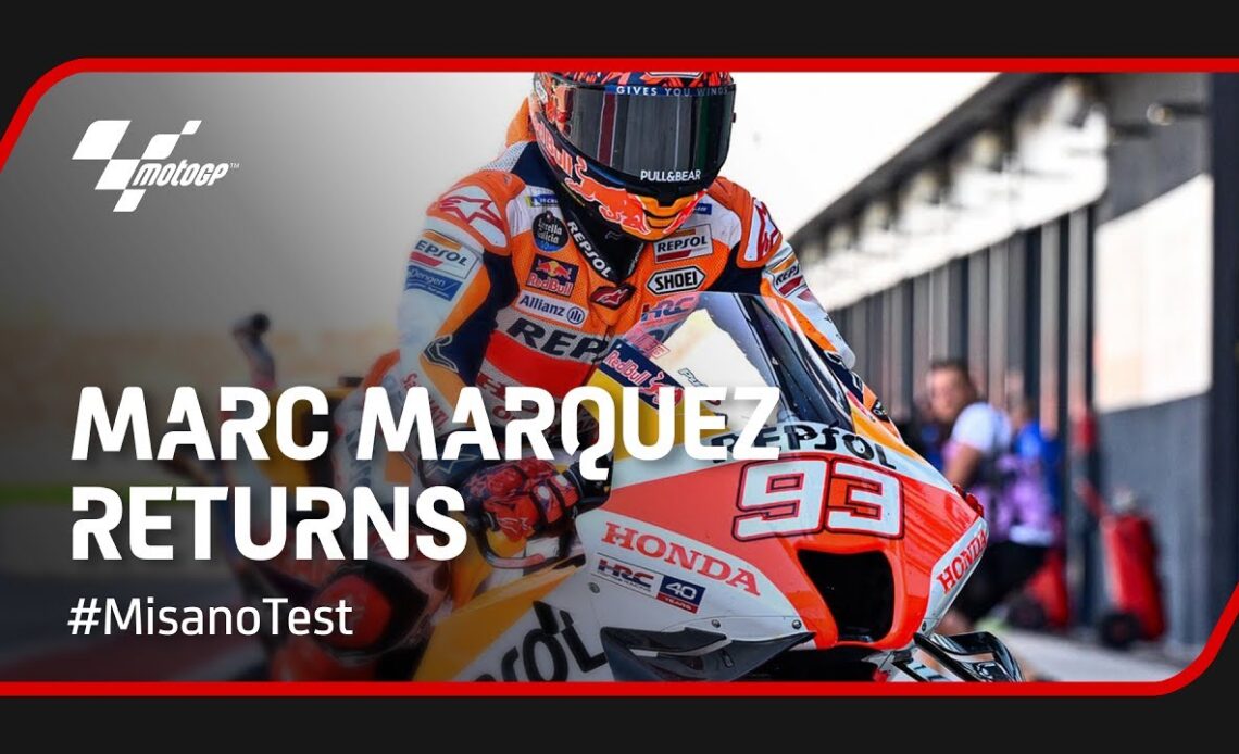 MUST-SEE: Marc Marquez returns to action at Misano!