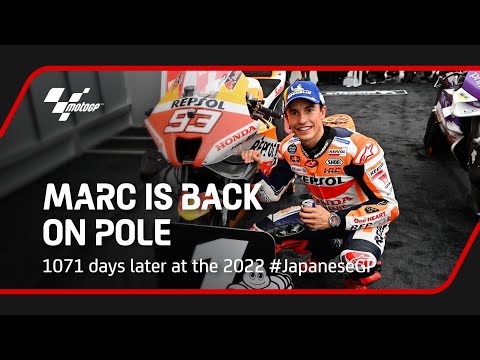 Marc Marquez back on pole after 1071 days | 2022 #JapaneseGP
