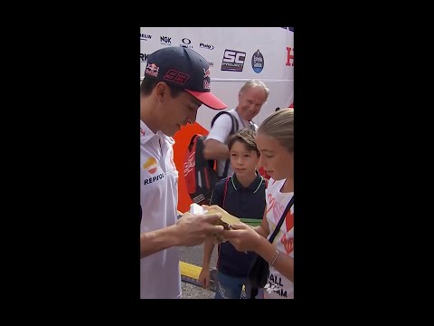 Marc Marquez is back in the paddock!