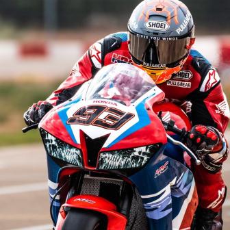 Marc Marquez rides again in MotorLand Aragon