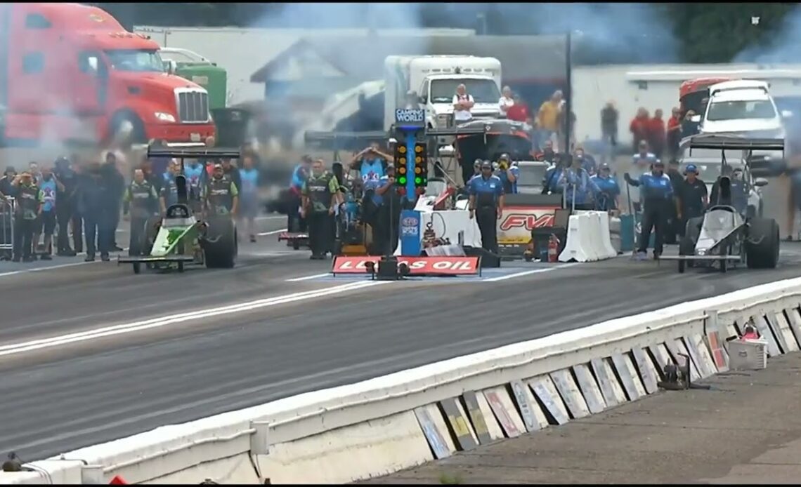 Matthew Cummings, Jackie Fricke, Top Alcohol Dragster, Qualifying Rnd3, Lucas Oil Nationals, Brainer
