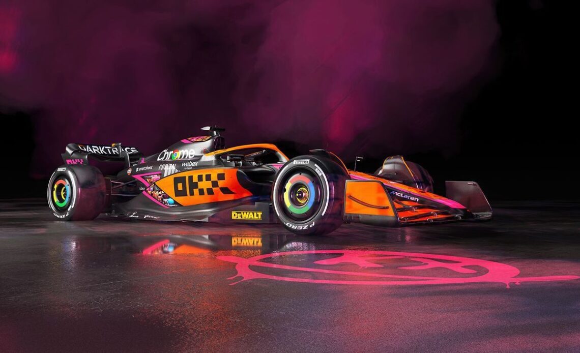 McLaren unveils 'future mode' livery for F1 races in Singapore and Japan