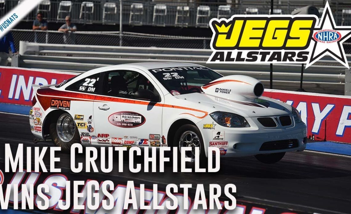 Mike Crutchfield wins the JEGS Allstars in Super Stock
