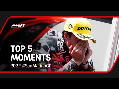 Moto2™ Top 5 Moments | 2022 #SanMarinoGP