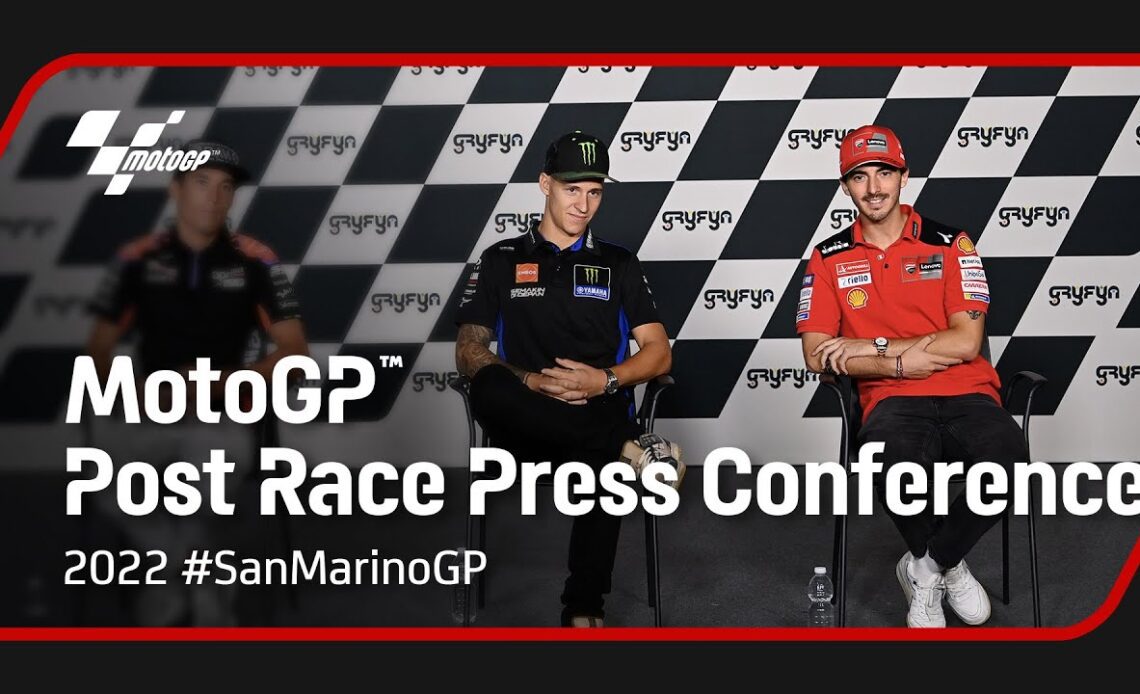 #MotoGP Post Race Press Conference | 2022 #SanMarinoGP