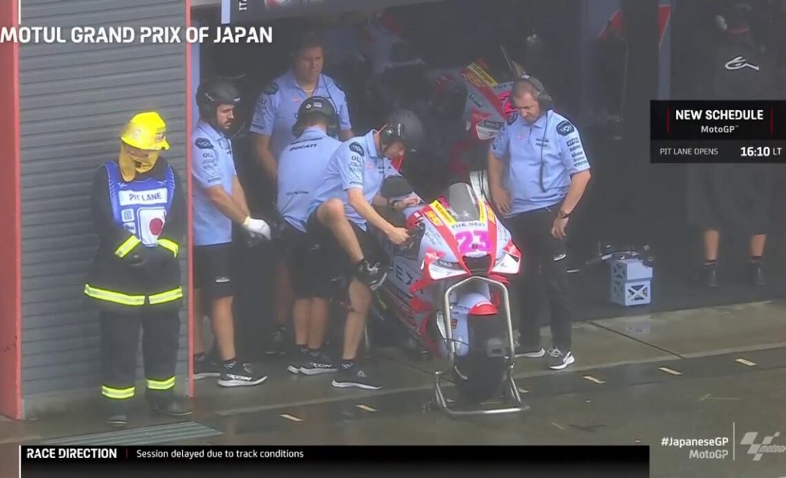 MotoGP Q1 delayed due to weather conditions