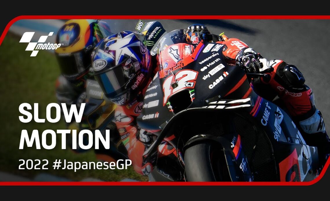 MotoGP™ in slow motion 🤩 | 2022 #JapaneseGP