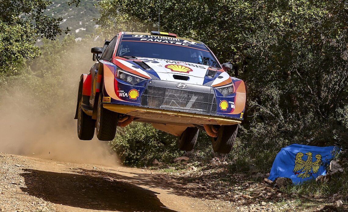 Neuville heads Hyundai 1-2-3 after Lappi retirement