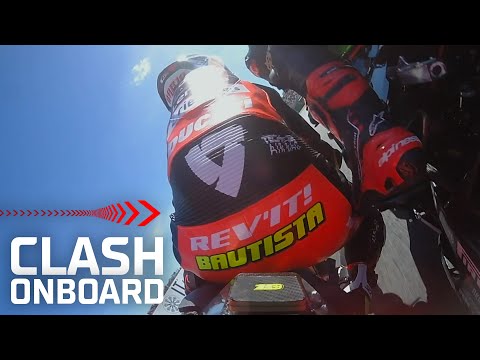 ONBOARD POINT OF VIEW: Rea and Bautista clash in Race 2 at Magny-Cours | #FRAWorldSBK