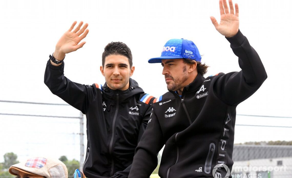 Esteban Ocon, Alpine F1 Team, Fernando Alonso, Alpine F1 Team,