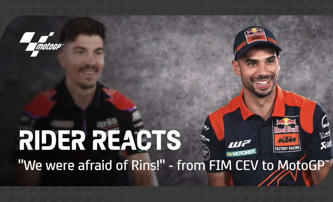 Rider Reacts | "We were all afraid of Rins!" - from FIM CEV to MotoGP™