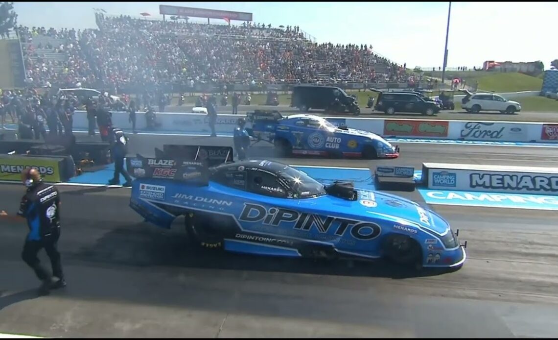 Robert Hight, Jim Campbell, Top Fuel Funny Car, Rnd1 Eliminations, Menards Nationals Presented By