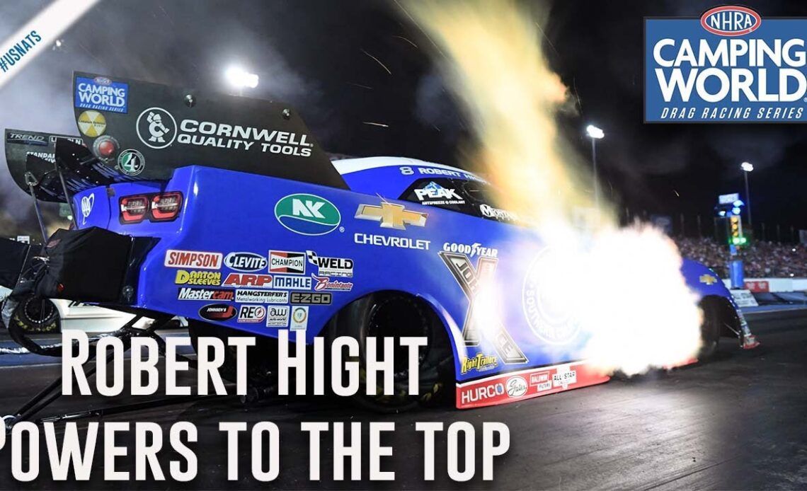 Robert Hight powers to the top Friday in Indy