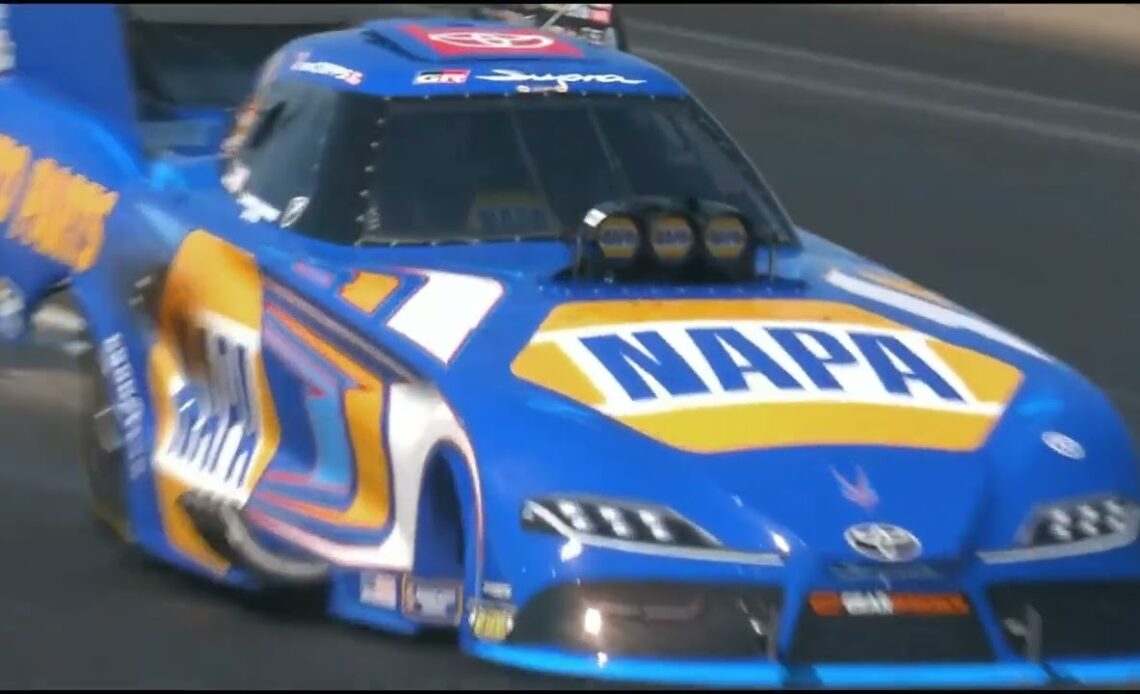 Ron Capps, Blake Alexander, Dean Antonelli Top Fuel Funny Car, Qualifying Rnd2, Menards Nationals