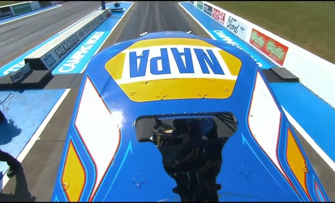 Ron Capps, Tim Wilkerson, Top Fuel Funny Car, Rnd1 Eliminations, Menards Nationals Presented By PetA