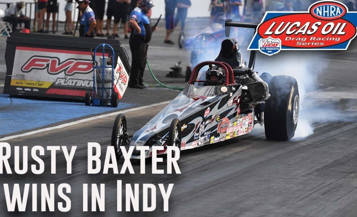 Rusty Baxter wins Top Dragster at Dodge Power Brokers NHRA U.S. Nationals