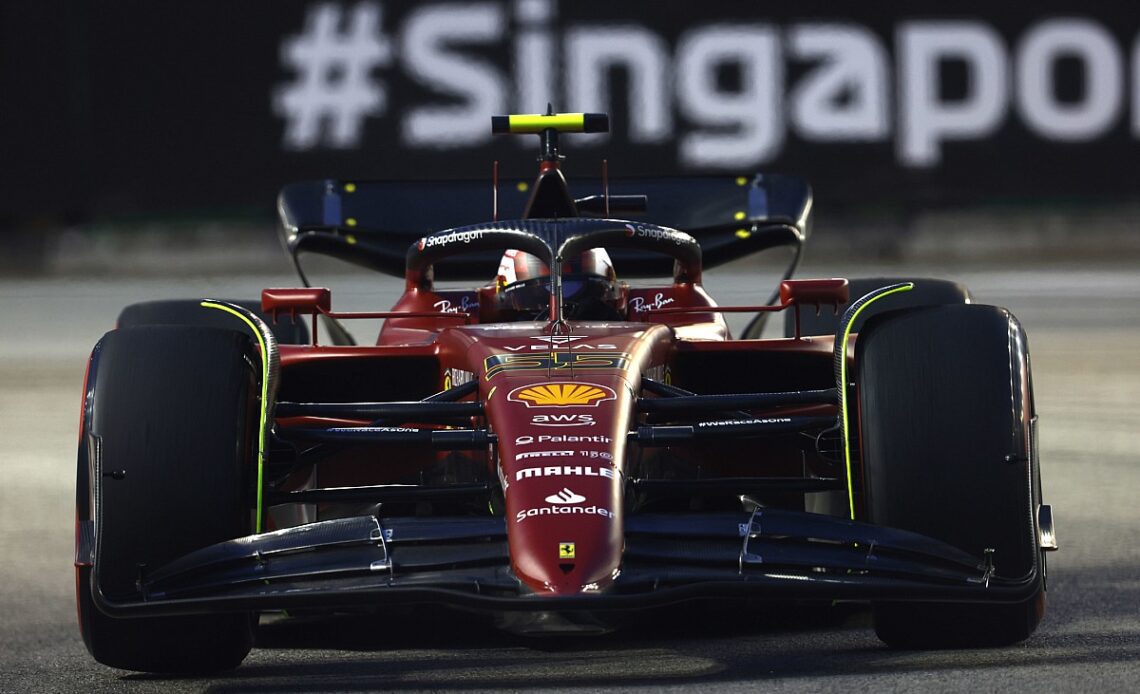 Sainz fastest in Singapore GP practice on Friday