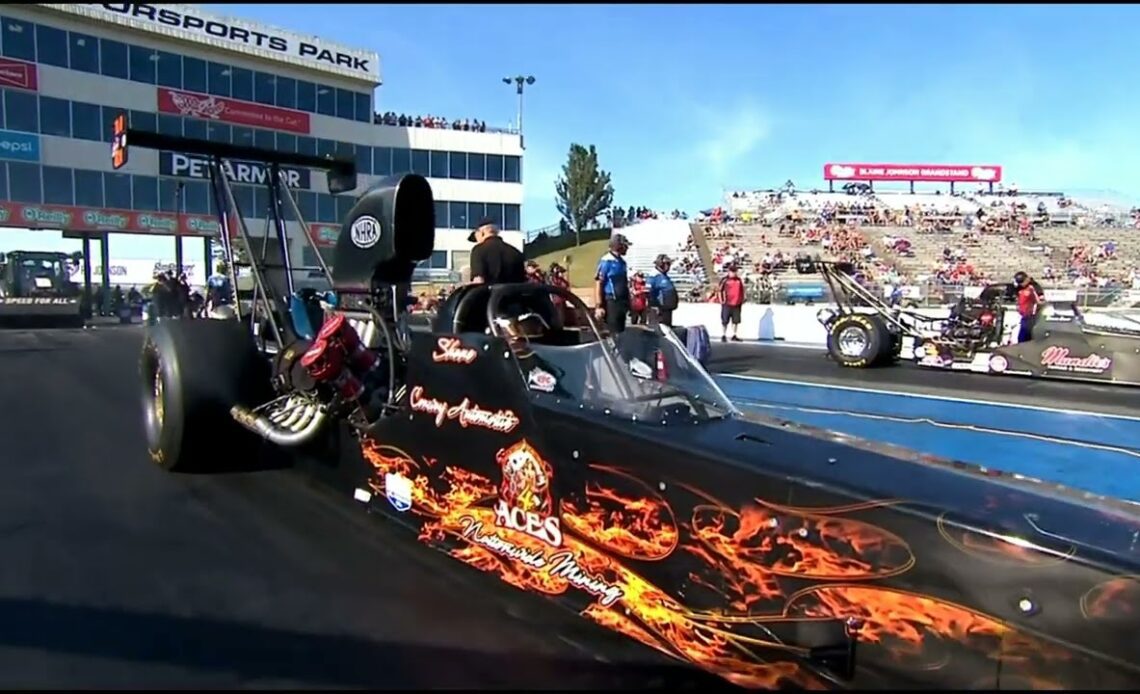 Shane Conway, Shawn Cowie, Boomer, Top Alcohol Dragster, Qualifying Rnd 2, Menards Nationals Present