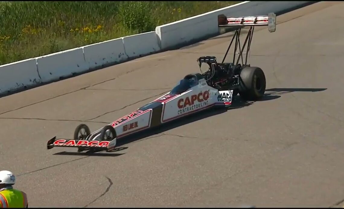 Steve Torrence, Antron Brown, Top Fuel Dragster, RND2 Eliminations, Lucas Oil Nationals, Brainerd