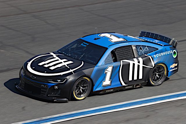 The Next Gen chassis gets tested at Charlotte Motor Speedway. (Photo: NKP)