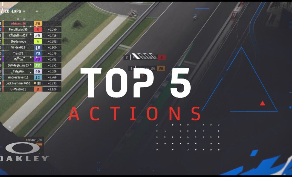 Top 5 Actions | Global Series Round 4 | 2022 MotoGPeSport Championship