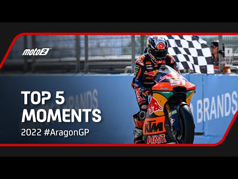 Top 5 Moto2™ Moments | 2022 #AragonGP