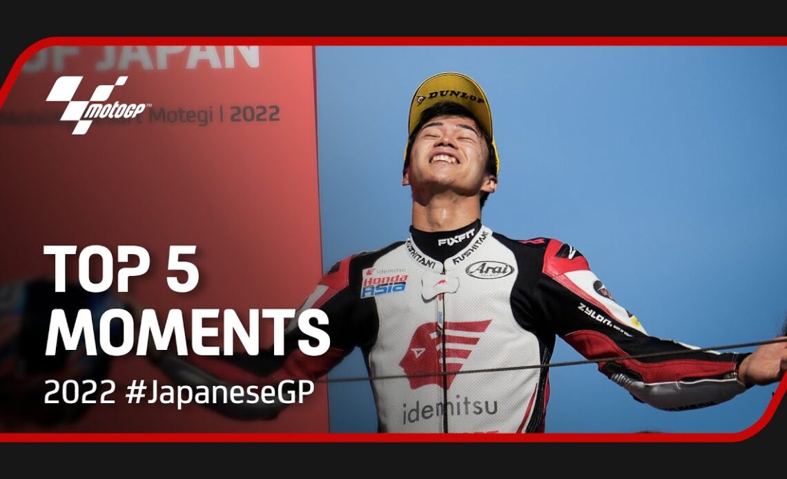 Top 5 Moto2™ Moments | 2022 #JapaneseGP